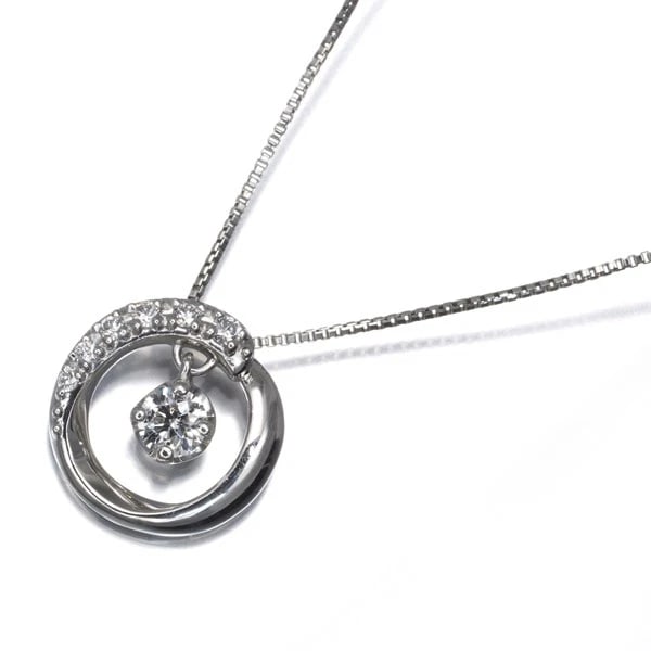 VENDOME DIAMOND NECKLACE 950 850 PLATINUM: VENDOME Diamond Necklace 950 850 Platinum Brand: VENDOME Type/Style: Necklace Material: 950 850 Platinum, Main Stone Natural Color: Platinum Size: Necklace length: 43cmAdjUS table to short length with