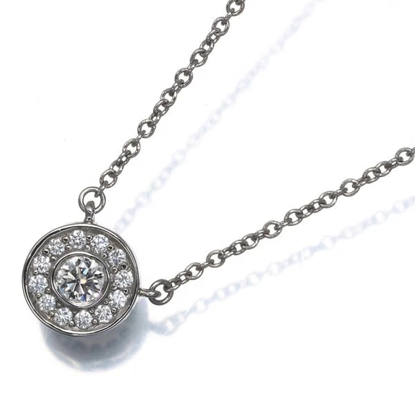 TIFFANY&CO. DIAMOND CIRCLET NECKLACE 950 PLATINUM: Tiffany&Co. Diamond Circlet Necklace 950 Platinum Brand: Tiffany & Co. Type/Style: Necklace Material: 950 Platinum, Main Stone Natural Color: Platinum Size: Necklace length: 40cmPendant size: Diameter