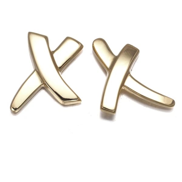 TIFFANY&CO. PALOMA'S GRAFFITI X KISS EARRINGS 18K 750 YELLOW GOLD: Tiffany&Co. Paloma's Graffiti x Kiss Earrings 18K 750 Yellow Gold Brand: Tiffany & Co. Type/Style: Earrings Material: 18K 750 Yellow Gold, Color: Yellow Gold Size: Design size: 14.4 x 11.8mm Acces