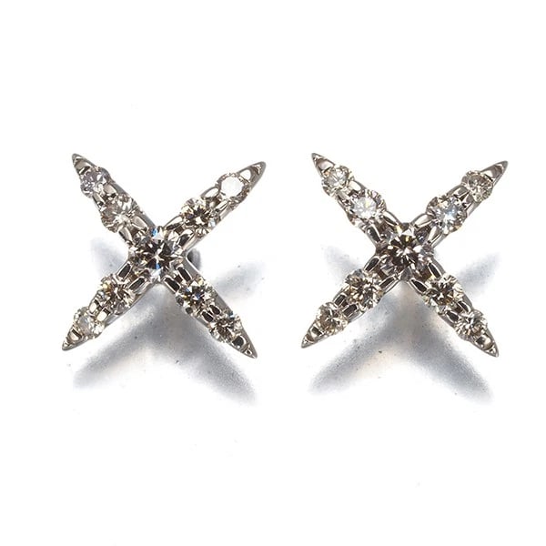 KASHIKEY BROWN DIAMOND NAKED EARRINGS 18K 750 BROWN GOLD: KASHIKEY Brown Diamond Naked Earrings 18K 750 Brown Gold Brand: KASHIKEY Type/Style: Earring Material: 18K 750 Brown Gold, Main Stone Natural Color: Brown Gold Size: Design size: 8.6 x 8.6mm Acces