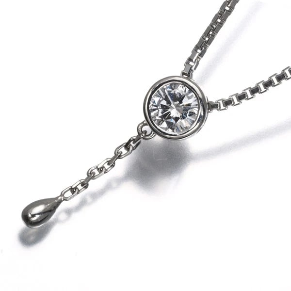 TAMURA SHUNICHI DIAMOND SOLITAIRE NECKLACE 900 850 PLATINUM: TAMURA SHUNICHI Diamond Solitaire Necklace 900 850 Platinum Brand: TAMURA SHUNICHI Type/Style: Necklace Material: 900 850 Platinum, Main Stone Natural Color: Platinum Size: Necklace length: 38 /