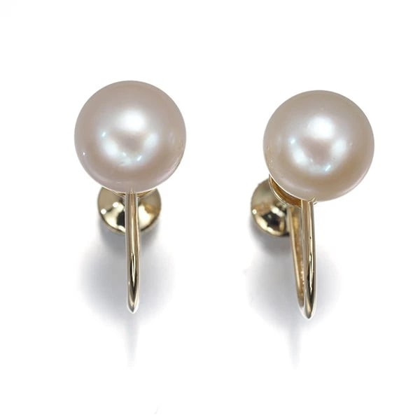 MIKIMOTO AKOYA PEARL SOLITAIRE EARRINGS 14K 585 YELLOW GOLD: Mikimoto Akoya Pearl Solitaire Earrings 14K 585 Yellow Gold Brand: MIKIMOTO Type/Style: Earring Material: 14K 585 Yellow Gold, Main Stone Cultured Color: Yellow Gold Size: none Accessories: None