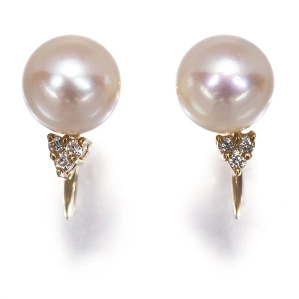 TASAKI AKOYA PEARL DIAMOND EARRINGS 18K 750 YELLOW GOLD: TASAKI Akoya Pearl Diamond Earrings 18K 750 Yellow Gold Brand: TASAKI Type/Style: Earring Material: 18K 750 Yellow Gold, Main Stone Cultured Color: Yellow Gold Size: Full length of total design: