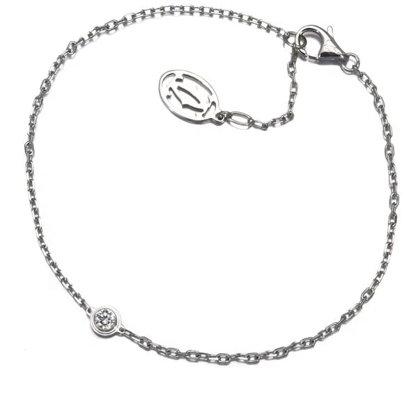 CARTIER DIAMOND D'AMOUR SM BRACELET 18K 750 WHITE GOLD: Cartier Diamond d'Amour SM Bracelet 18K 750 White Gold Brand: Cartier Type/Style: Bracelet Material: 18K 750 White Gold, Main Stone Natural Color: White Gold Size: Inner circumference: 17 /