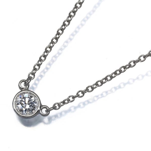TIFFANY&CO. DIAMOND BY THE YARD NECKLACE 950 PLATINUM: Tiffany&Co. Diamond By The Yard Necklace 950 Platinum Brand: Tiffany & Co. Type/Style: Necklace Material: 950 Platinum, Main Stone Natural Color: Platinum Size: Necklace length: 40cmPendant size: Diam