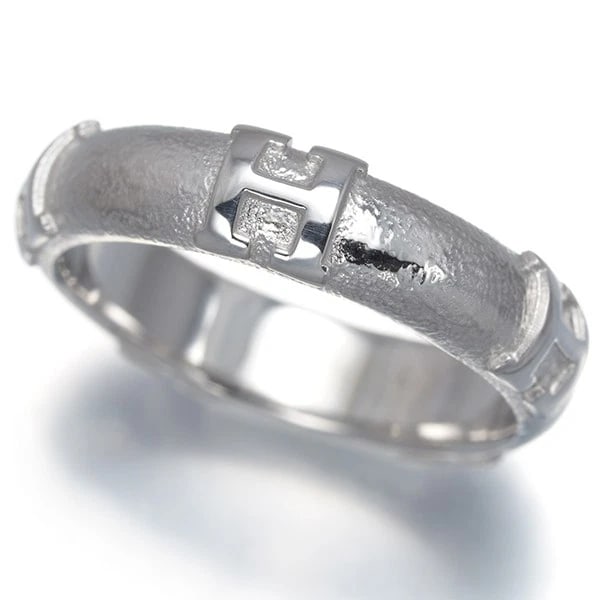 HERMES FIDELITE RING 18K 750 WHITE GOLD: HERMES Fidelite Ring 18K 750 White Gold Brand: HERMES Type/Style: Ring Material: 18K 750 White Gold, Color: White Gold Size: US 5 Accessories: None Accessories Notice: When purchasing pre-