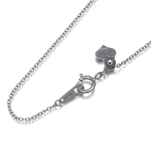 CABLE CHAIN NECKLACE 18K 750 WHITE GOLD: Cable Chain Necklace 18K 750 White Gold Brand: Unbranded Type/Style: Necklace Material: 18K 750 White Gold, Color: White Gold Size: Necklace length: 45cmAdjUS table to short length with an extenderNec