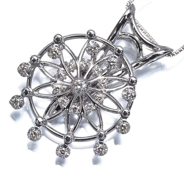 TASAKI DIAMOND FERRIS WHEEL SPINNING NECKLACE (1 of 4)