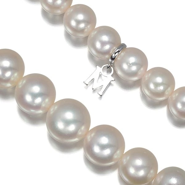 MIKIMOTO AKOYA PEARL JALCOLLABORATION NECKLACE SILVER: Mikimoto Akoya Pearl JALcollaboration Necklace Silver Brand: MIKIMOTO Type/Style: Necklace Material: Silver, Color: Silver Size: Necklace length: 41cm Accessories: None Accessories Notice: