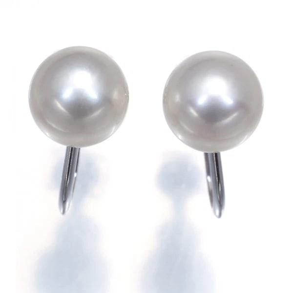 MIKIMOTO AKOYA PEARL SOLITAIRE EARRINGS 18K 750 WHITE GOLD: Mikimoto Akoya Pearl Solitaire Earrings 18K 750 White Gold Brand: MIKIMOTO Type/Style: Earring Material: 18K 750 White Gold, Main Stone Cultured Color: White Gold Size: None Accessories: None