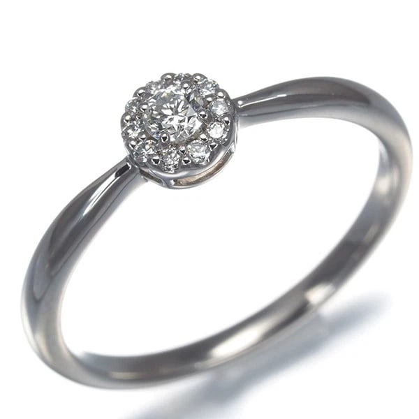 VENDOME DIAMOND RING 950 PLATINUM - 2