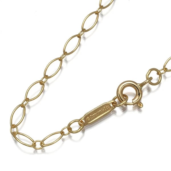 TIFFANY&CO. OVALLINK CHAIN NECKLACE 18K 750 YELLOW GOLD: Tiffany&Co. OvalLink Chain Necklace 18K 750 Yellow Gold Brand: Tiffany & Co. Type/Style: Necklace Material: 18K/ 750 Yellow Gold, Color: Yellow Gold Size: Necklace length: 46cm Necklace width: 2.7mm C