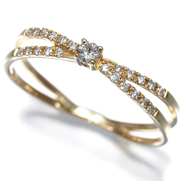 MAUBOUSSIN RING DIAMOND 18K 750 YELLOW GOLD: MAUBOUSSIN Ring Diamond 18K 750 Yellow Gold Brand: MAUBOUSSIN Type/Style: Ring Material: 18K/ 750 Yellow Gold, Main Stone Natural Color: Yellow Gold Size: US8 Accessories: None Accessories