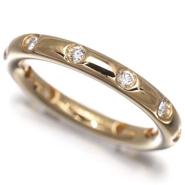 TIFFANY&CO. RING DIAMOND 18K 750 YELLOW GOLD: Tiffany&Co. Ring Diamond 18K 750 Yellow Gold Brand: Tiffany & Co. Type/Style: Ring Material: 18K /750 Yellow Gold, Main Stone Natural Color: Yellow Gold Size: US4 Accessories: None Accesso