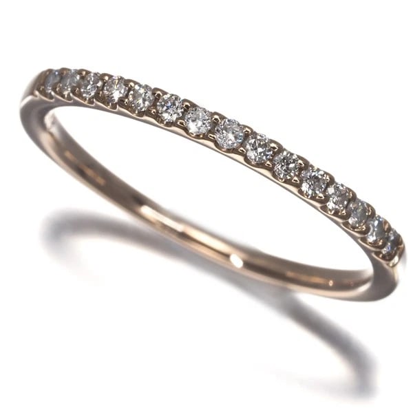 RING DIAMOND 18K 750 ROSE GOLD: Ring Diamond 18K 750 Rose Gold Brand: Unbranded Type/Style: Ring Material: 18K/ 750 Rose Gold, Main Stone Natural Color: Rose Gold Size: US5 Accessories: None Accessories Notice: When purc
