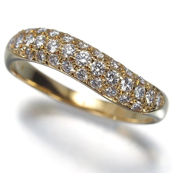 MIKIMOTO RING DIAMOND 18K 750 YELLOW GOLD: Mikimoto Ring Diamond 18K 750 Yellow Gold Brand: MIKIMOTO Type/Style: Ring Material: 18K / 750 / Yellow Gold, Main Stone Natural Color: Yellow Gold Size: US5.25-5.5 Accessories: None Accessories