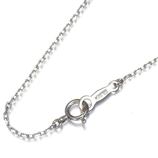 MIKIMOTO CHAIN NECKLACE 18K 750 WHITE GOLD: Mikimoto Chain Necklace 18K 750 White Gold Brand: MIKIMOTO Type/Style: Necklace Material: 18K / 750 / White Gold, Color: White Gold Size: Necklace length: 43cm Necklace width: 1.1mm Clasp width: 3.6mm
