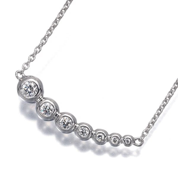 GEORG JENSEN NECKLACE 18K 750 WHITE GOLD (1 of 2)
