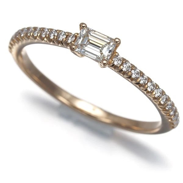 TIFFANY&CO. RING DIAMOND 18K 750 ROSE GOLD (1 of 3)