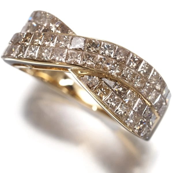 BROWN DIAMOND RING 18K 750 YELLOW GOLD: Brown Diamond Ring 18K 750 Yellow Gold Brand: Unbranded Type/Style: Ring Material: 18K / 750 / Yellow Gold, Main Stone Natural Color: Yellow Gold Size: US6.5-6.75 Accessories: None Accesso