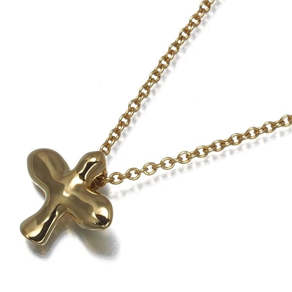 TIFFANY&CO. NECKLACE BIRD CROSS 18K 750 YELLOW GOLD: Tiffany&Co. Necklace Bird Cross 18K 750 Yellow Gold Brand: Tiffany & Co. Type/Style: Necklace Material: 18K / 750 / Yellow Gold, Color: Yellow Gold Size: Necklace length: 40cm Pendant size: 10.0 x