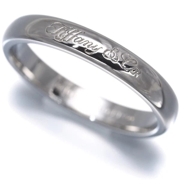 TIFFANY&CO. RING 950 PLATINUM: Tiffany&Co. Ring 950 Platinum Brand: Tiffany & Co. Type/Style: Ring Material: 950 / Platinum, Color: Silver Size: US5 Accessories: None Accessories Notice: When purchasing pre-owned goods, please
