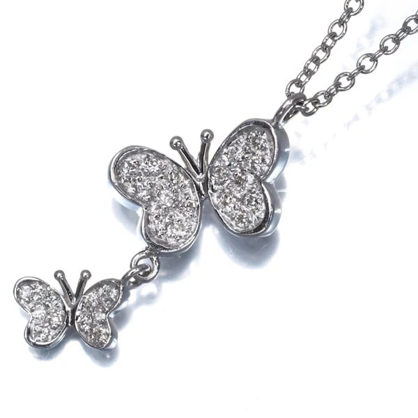 PONTE VECCHIO NECKLACE DIAMOND 18K 750 WHITE GOLD: Ponte Vecchio Necklace Diamond 18K 750 White Gold Brand: Ponte Vecchio Type/Style: Necklace Material: 18K / 750 / White Gold, Main Stone Natural Color: White Gold Size: Necklace length: 37 / 40cm