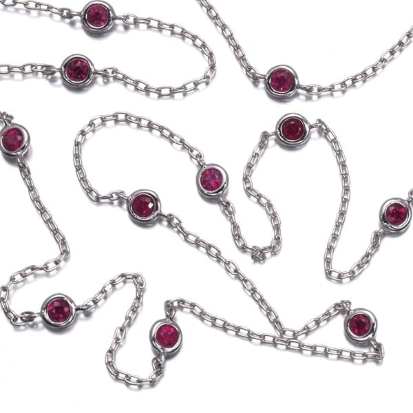 TASAKI NECKLACE 18K 750 WHITE GOLD: TASAKI Necklace 18K 750 White Gold Brand: TASAKI Type/Style: Necklace Material: 18K / 750 / White Gold, Main Stone Natural Color: White Gold Size: Necklace length: 40cm Design width: 3.1mm