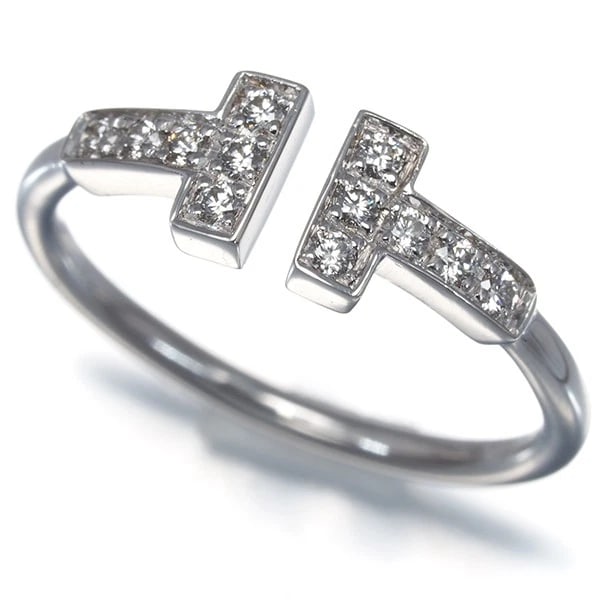 TIFFANY&CO. RING DIAMOND 18K 750 WHITE GOLD: Tiffany&Co. Ring Diamond 18K 750 White Gold Brand: Tiffany & Co. Type/Style: Ring Material: 18K / 750 / White Gold, Main Stone Natural Color: White Gold Size: US5.25-5.5 Accessories: None Accessories