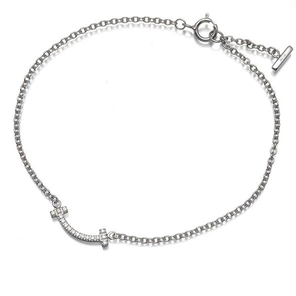 TIFFANY&CO. BRACELET DIAMOND 18K 750 WHITE GOLD: Tiffany&Co. Bracelet Diamond 18K 750 White Gold Brand: Tiffany & Co. Type/Style: Bracelet Material: 18K /750 White Gold, Main Stone Natural Color: White Gold Size: Inner circumference: 15cm Design