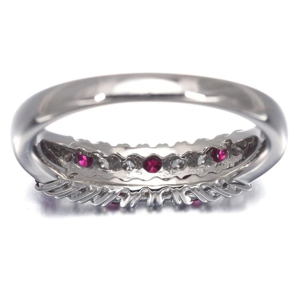 MIKIMOTO RING RUBY 950 PLATINUM - 4