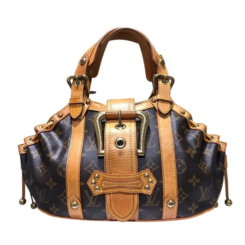 LOUIS VUITTON TEDA HANDBAG: LOUIS VUITTON Teda Handbag Brand: LOUIS VUITTON Type/Style: Handbag Material: Monogram canvas Color: Brown Size: W11.4 x H7.9x D4.3inch Accessories: None Accessories Notice: When purchasin