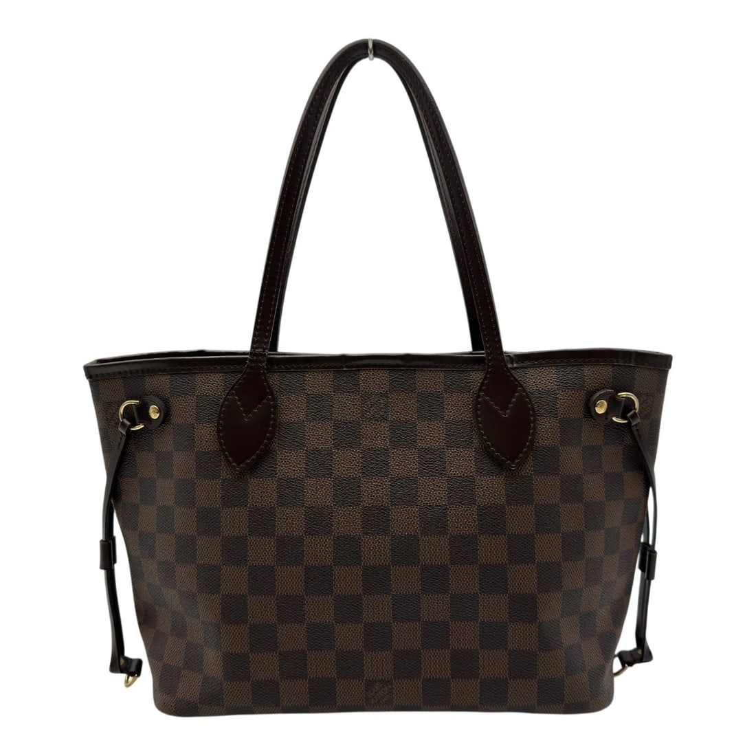 LOUIS VUITTON NEVER FULL TOTE BAG: LOUIS VUITTON Never full Tote Bag Brand: LOUIS VUITTON Type/Style: Tote Bag Material: Damier/Leather Color: Brown Size: W11.0 x H8.5x D4.7inch Accessories: None Accessories Notice: When pu