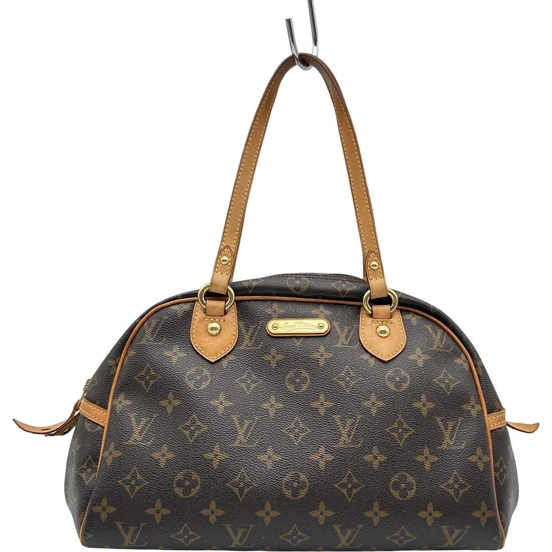 LOUIS VUITTON MONTORGUEIL TOTE BAG: LOUIS VUITTON Montorgueil Tote Bag Brand: LOUIS VUITTON Type/Style: Tote Bag Material: Monogram canvas Color: Brown Size: W12.6 x H7.5x D5.9inch Accessories: None Accessories Notice: When purchasing