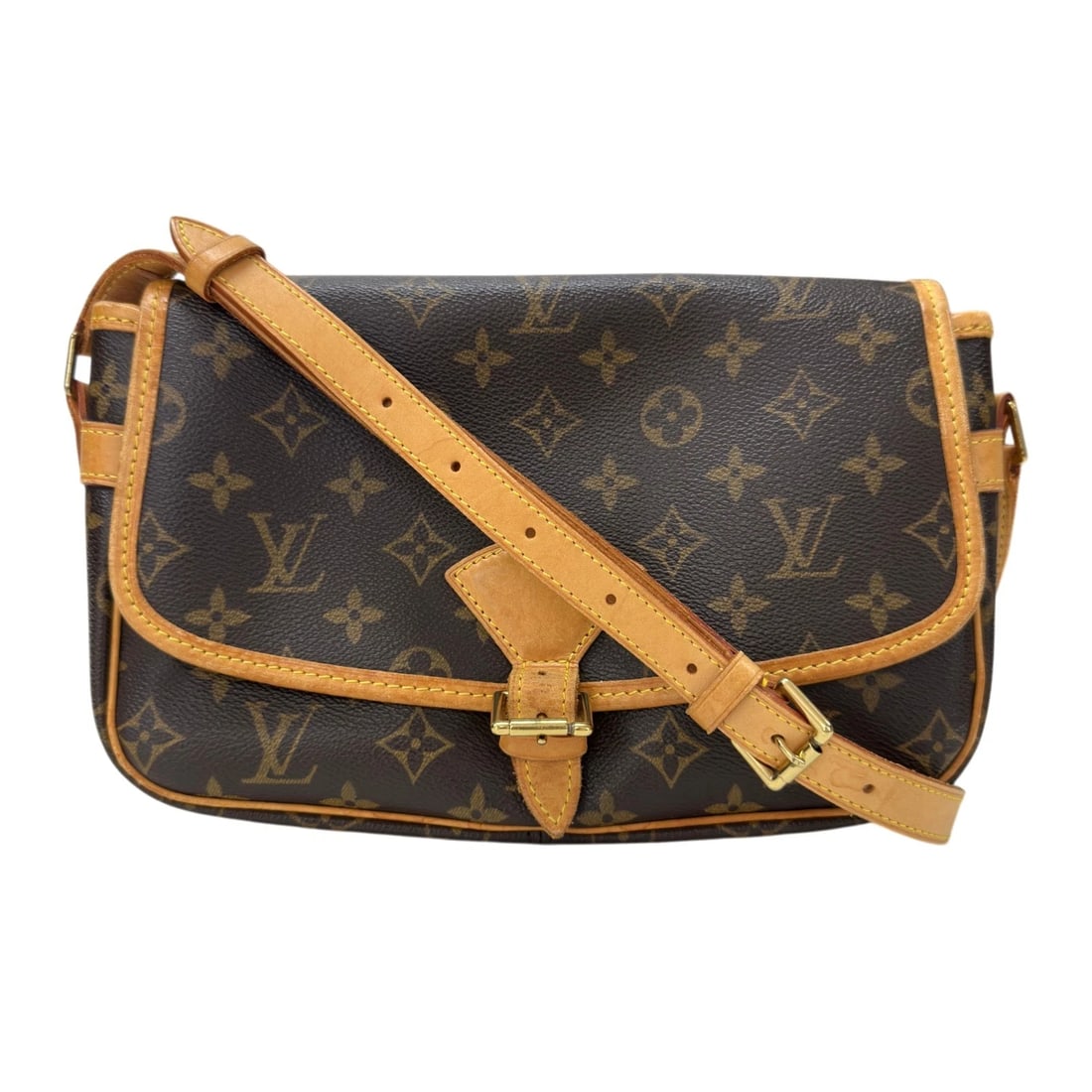 LOUIS VUITTON SOLOGNE SHOULDER BAG: LOUIS VUITTON Sologne Shoulder Bag Brand: LOUIS VUITTON Type/Style: Shoulder Bag Material: monogram/leather Color: Brown Size: W10.0 x H6.7x D3.1inch Shoulder:40.6inch Accessories: None Accessories