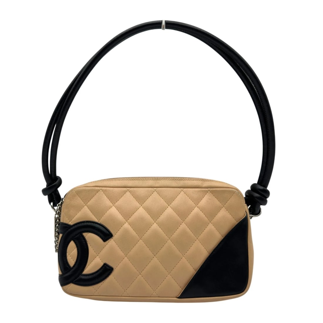 CHANEL CAMBON SHOULDER BAG: CHANEL Cambon Shoulder Bag Brand: CHANEL Type/Style: Shoulder Bag Material: lambskin Color: black Size: W7.9 x H5.1x D1.2inch Accessories: None Accessories Notice: When purchasing pre-owned goods,