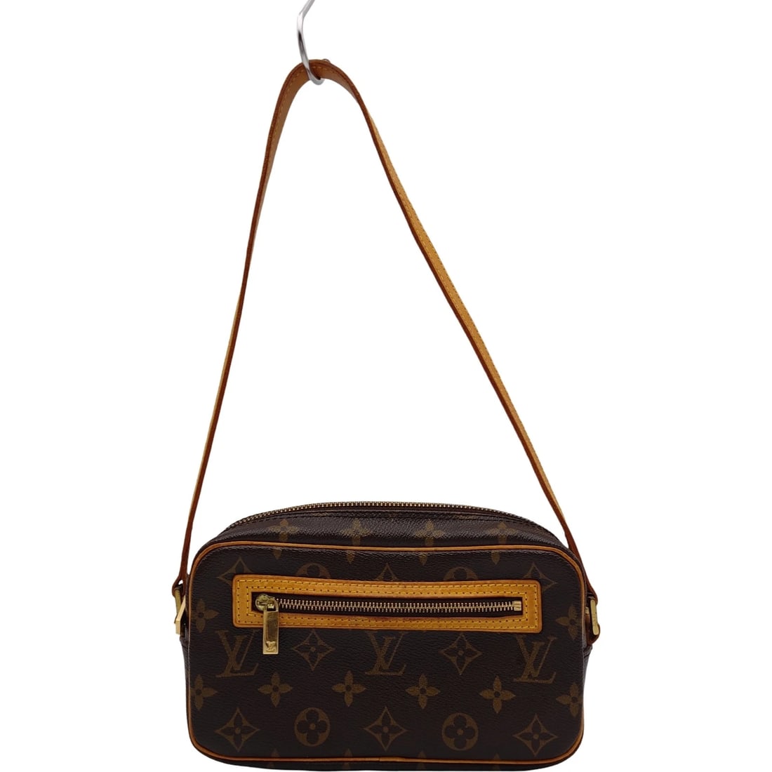 LOUIS VUITTON POCHETTE CITE SHOULDER BAG: LOUIS VUITTON Pochette Cite Shoulder Bag Brand: LOUIS VUITTON Type/Style: Shoulder Bag Material: Monogram Color: Brown Size: W8.3 x H4.7x D2.4inch Shoulder:20.5inch Accessories: None Acces