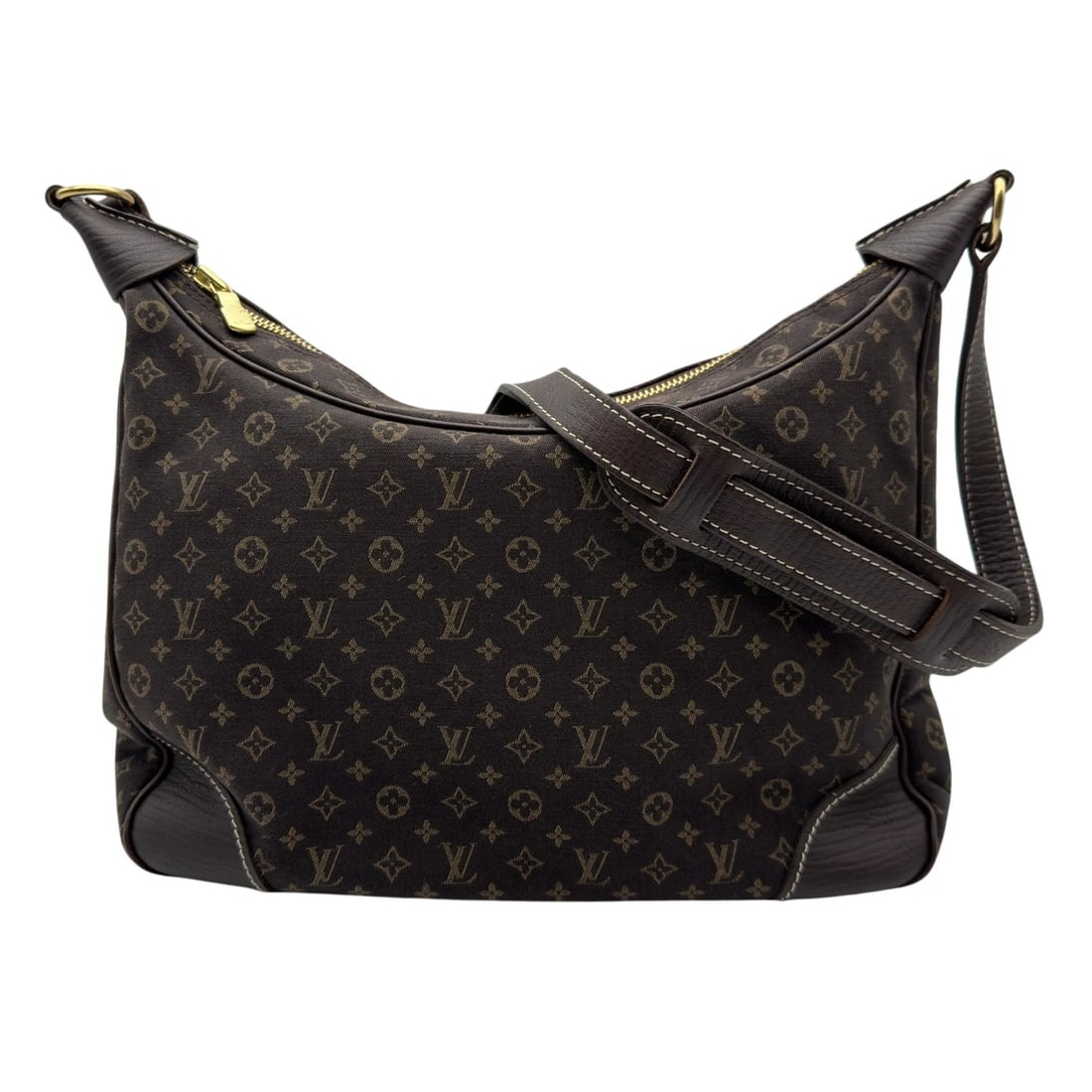 LOUIS VUITTON BOULOGNE SHOULDER BAG: LOUIS VUITTON Boulogne Shoulder Bag Brand: LOUIS VUITTON Type/Style: Shoulder Bag Material: Canvas / leather Color: Brown Size: W11.4 x H8.7x D3.7inch Shoulder:21.3inch Accessories: None A