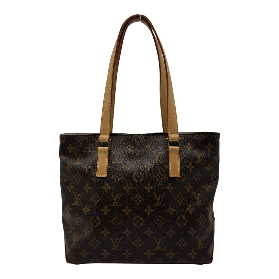 LOUIS VUITTON HIPPO PIANO TOTE BAG: LOUIS VUITTON Hippo Piano Tote Bag Brand: LOUIS VUITTON Type/Style: Tote Bag Material: monogram/leather Color: Brown Size: W10.6 x H9.4x D4.7inch Accessories: None Accessories Notice: When