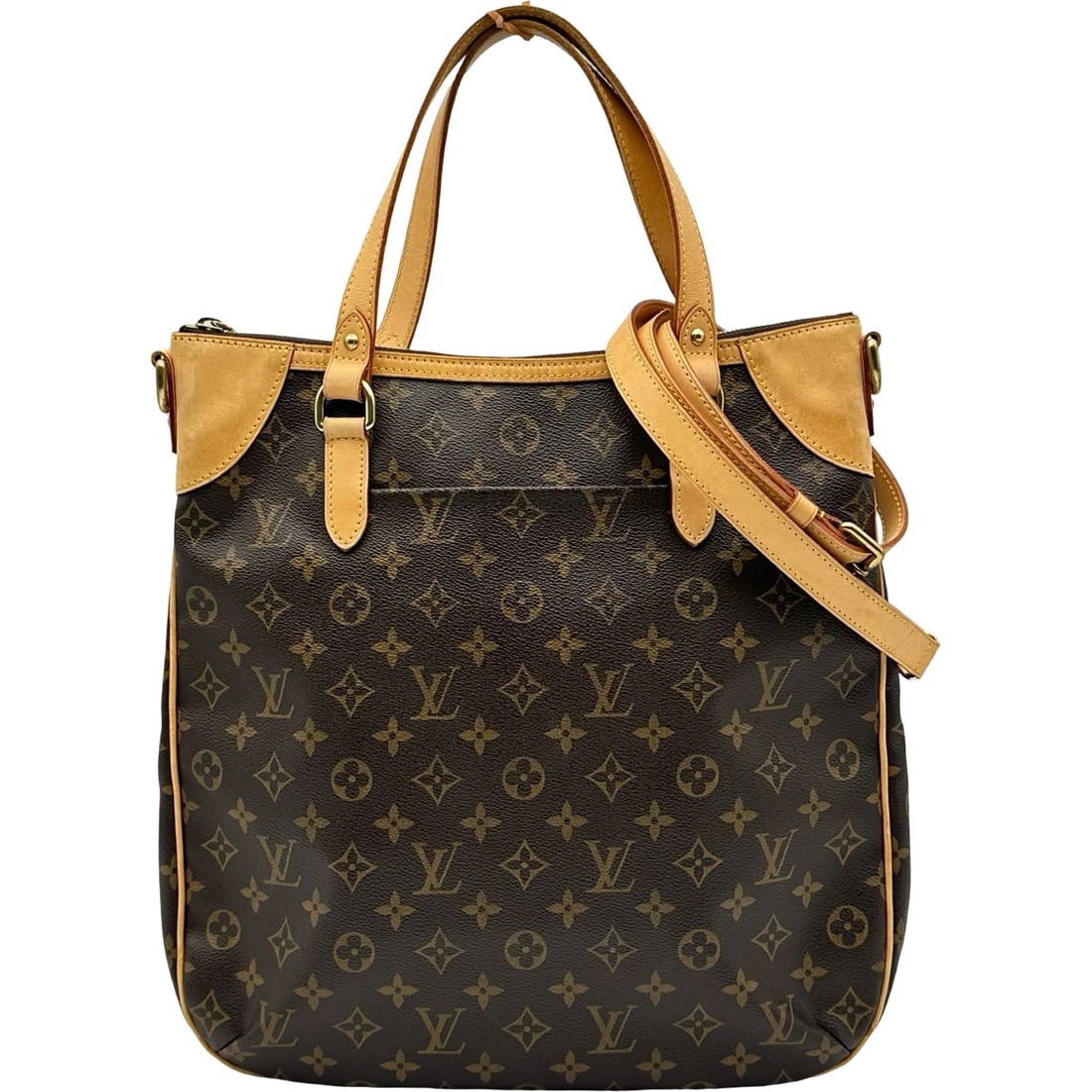 LOUIS VUITTON ODEON GM SHOULDER BAG: LOUIS VUITTON Odeon GM Shoulder Bag Brand: LOUIS VUITTON Type/Style: Shoulder Bag Material: Monogram canvas Color: Brown Size: W13.8 x H14.6x D2.0inch Shoulder:37.0inch Accessories: None A
