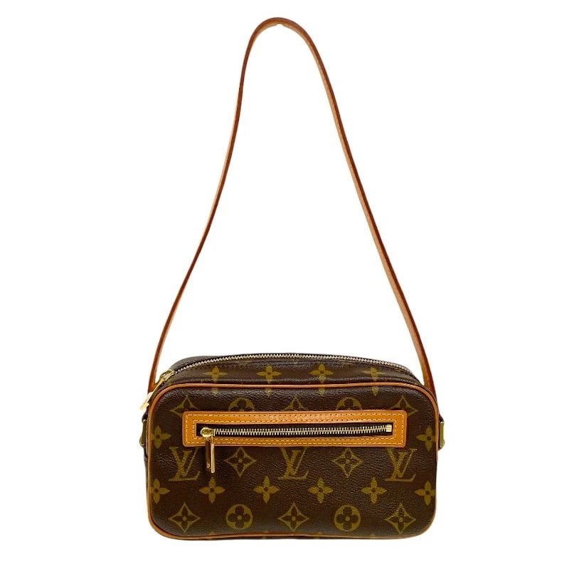 LOUIS VUITTON POCHETTE CITE SHOULDER BAG: LOUIS VUITTON Pochette Cite Shoulder Bag Brand: LOUIS VUITTON Type/Style: Shoulder Bag Material: Monogram canvas Color: Brown Size: W8.1 x H4.7x D2.4inch Shoulder:0.0inch Accessories: None
