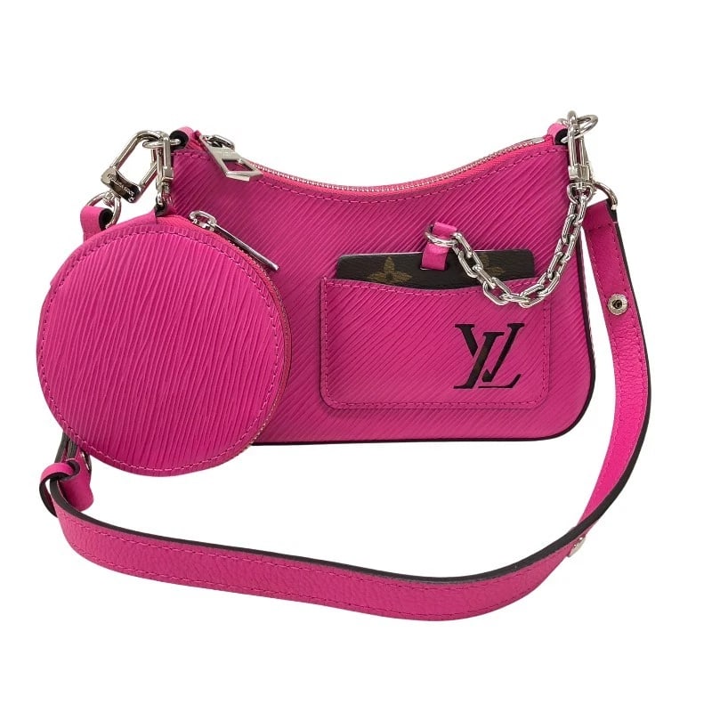 LOUIS VUITTON MARERINI HANDBAG: LOUIS VUITTON Marerini Handbag Brand: LOUIS VUITTON Type/Style: Handbag Material: Epi Leather Color: rose miami Size: W7.9 x H5.3x D2.4inch Shoulder:38.6inch Accessories: None Accessories Notice: