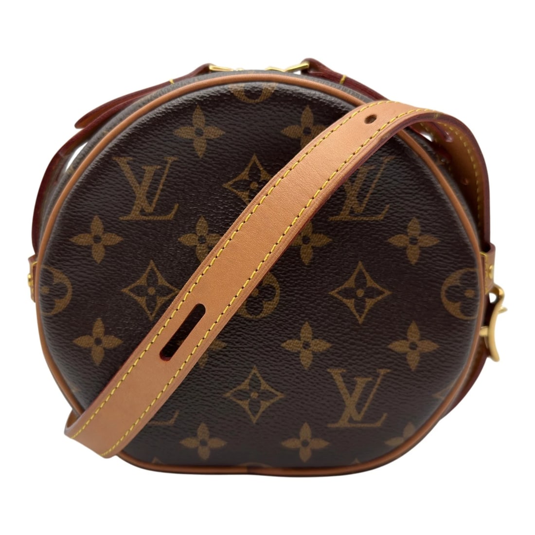 LOUIS VUITTON POITE CHAPEAU SOUPLE SHOULDER BAG: LOUIS VUITTON Poite Chapeau Souple Shoulder Bag Brand: LOUIS VUITTON Type/Style: Shoulder Bag Material: monogram/leather Color: Brown Size: W6.3 x H6.3x D2.6inch Shoulder:38.6inch Accessories: Non