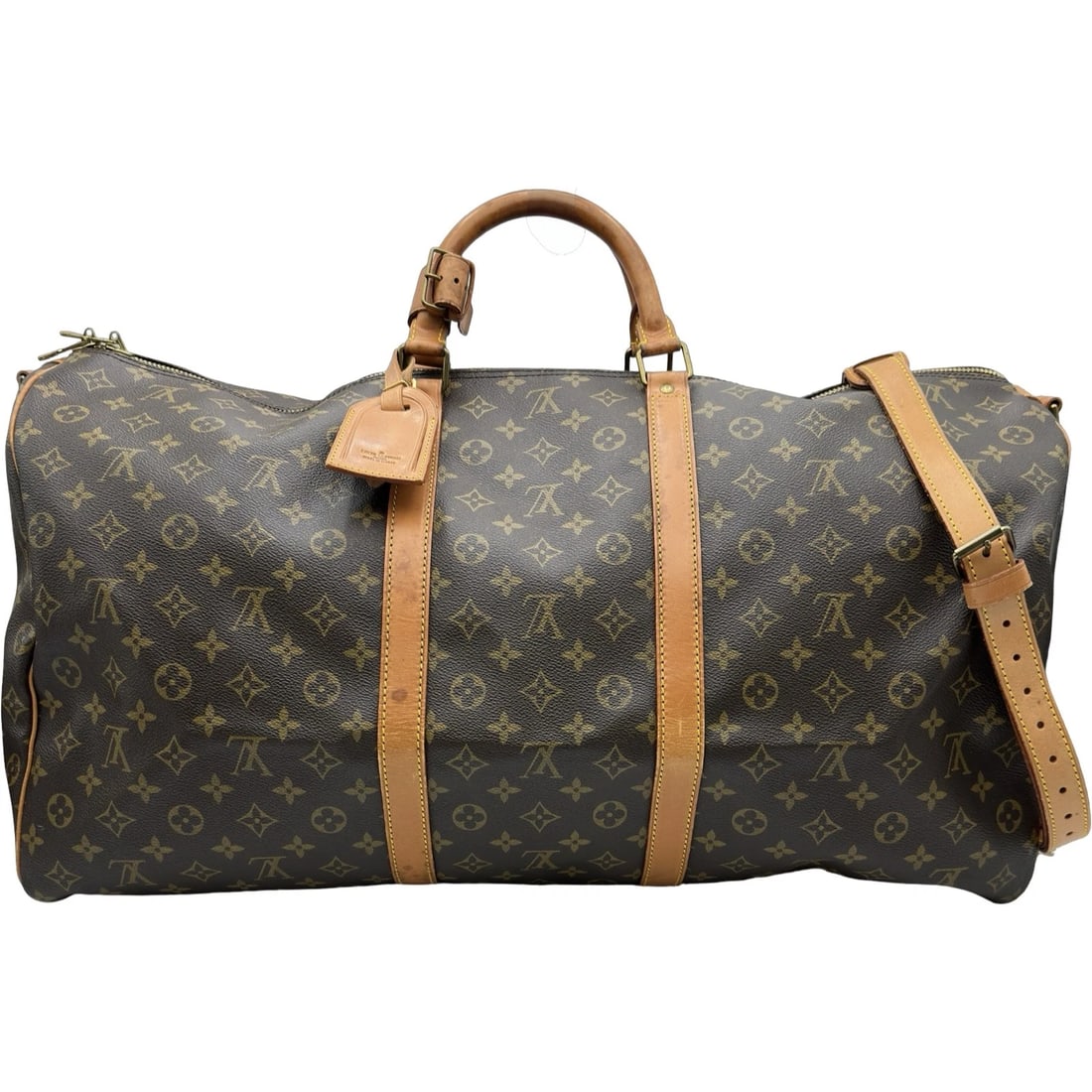 LOUIS VUITTON KIEPOL BANDRIERE BOSTON BAG: LOUIS VUITTON Kiepol Bandriere Boston bag Brand: LOUIS VUITTON Type/Style: Boston bag Material: Monogram canvas Color: Brown Size: W23.6 x H12.2x D9.8inch Shoulder:40.2inch Accessories: None <