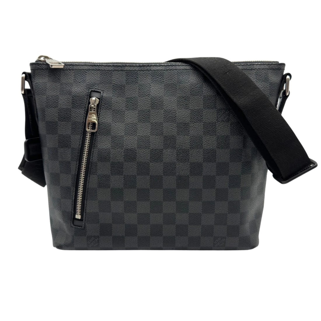 LOUIS VUITTON MICK PM SHOULDER BAG: LOUIS VUITTON Mick PM Shoulder Bag Brand: LOUIS VUITTON Type/Style: Shoulder Bag Material: Damier Graphite Canvas Color: black Size: W11.0 x H9.8x D2.4inch Accessories: None Accessories No