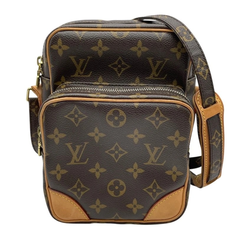 LOUIS VUITTON SHOULDER BAG: LOUIS VUITTON Shoulder Bag Brand: LOUIS VUITTON Type/Style: Shoulder Bag Material: Monogram canvas Color: Brown Size: W5.9 x H8.5x D3.9inch Accessories: None Accessories Notice: When purch