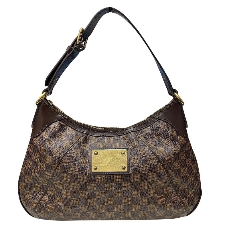 LOUIS VUITTON THAMES GM HANDBAG: LOUIS VUITTON Thames GM Handbag Brand: LOUIS VUITTON Type/Style: Handbag Material: Damier Color: Brown Size: W15.4 x H8.3x D3.1inch Accessories: None Accessories Notice: When purchasing pr