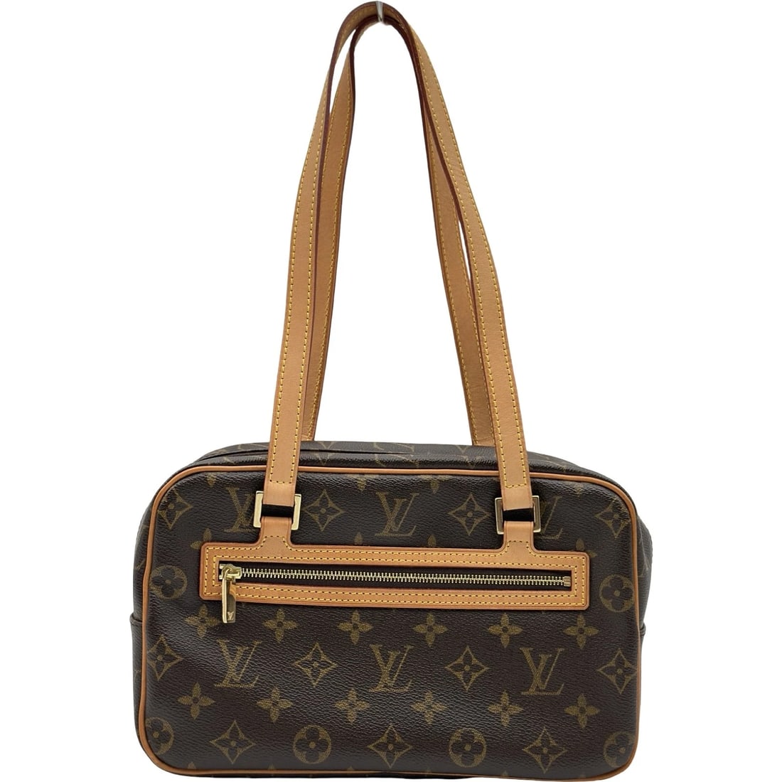 LOUIS VUITTON CITE MM SHOULDER BAG: LOUIS VUITTON Cite MM Shoulder Bag Brand: LOUIS VUITTON Type/Style: Shoulder Bag Material: Monogram canvas Color: Brown Size: W10.0 x H6.3x D4.1inch Accessories: None Accessories Notice: W
