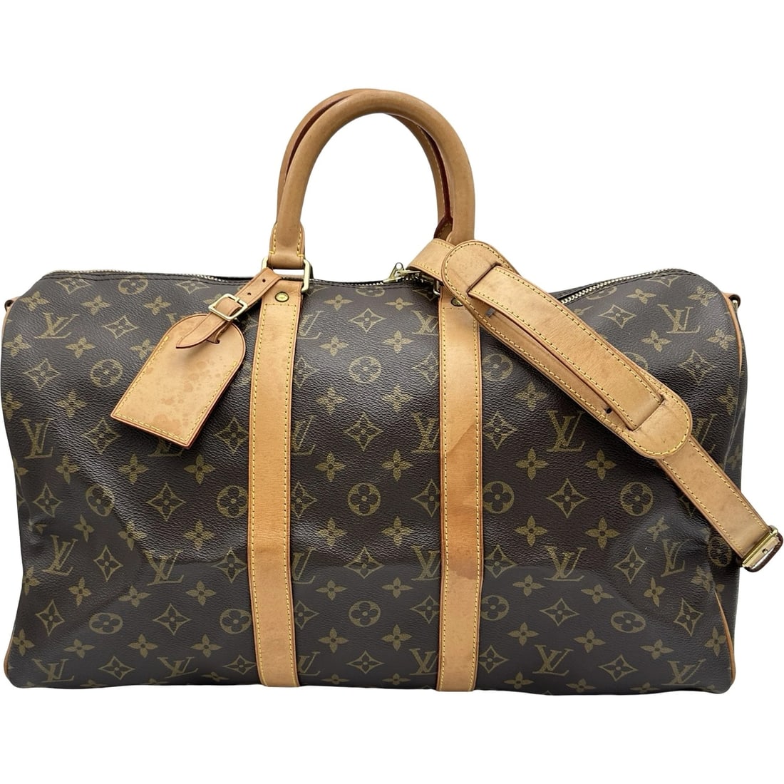 LOUIS VUITTON KIEPOL BANDRIELE BOSTON BAG: LOUIS VUITTON Kiepol Bandriele Boston bag Brand: LOUIS VUITTON Type/Style: Boston bag Material: Monogram Color: Brown Size: W17.7 x H9.8x D7.5inch Shoulder:31.9inch Accessories: None Acces