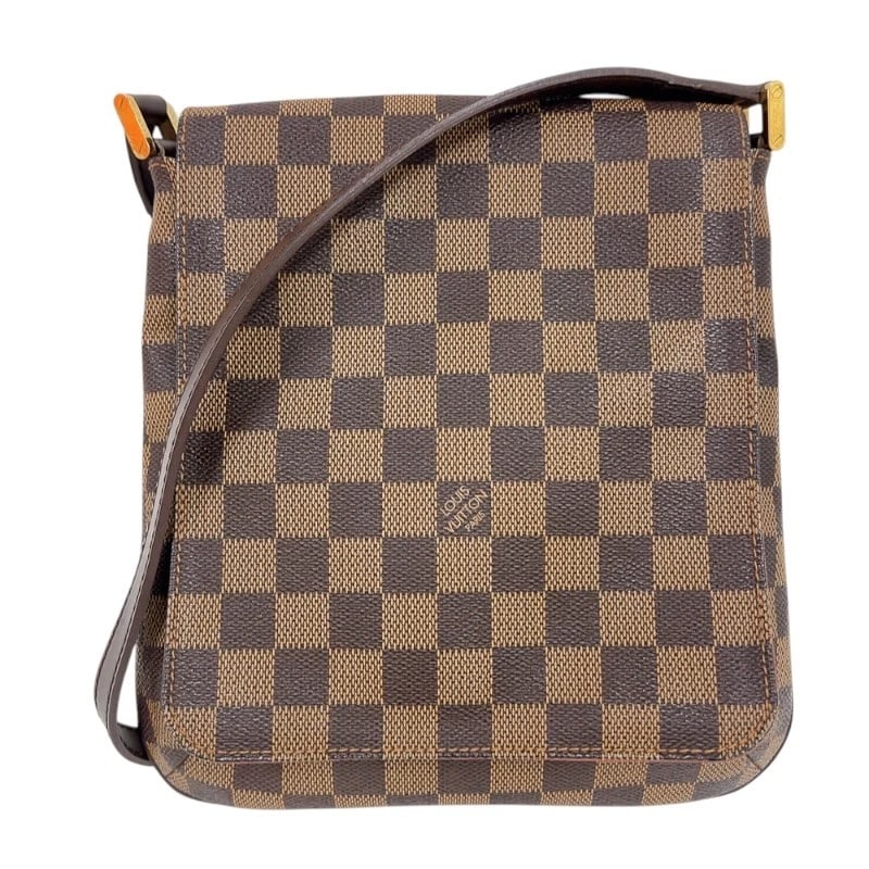 LOUIS VUITTON MUSET SALSA LONG SHOULDER BAG: LOUIS VUITTON Muset Salsa Long Shoulder Bag Brand: LOUIS VUITTON Type/Style: Shoulder Bag Material: Damier Ebene Color: Brown Gold Hardware Size: W9.3 x H9.1x D2.4inch Shoulder:45.7inch Accessorie